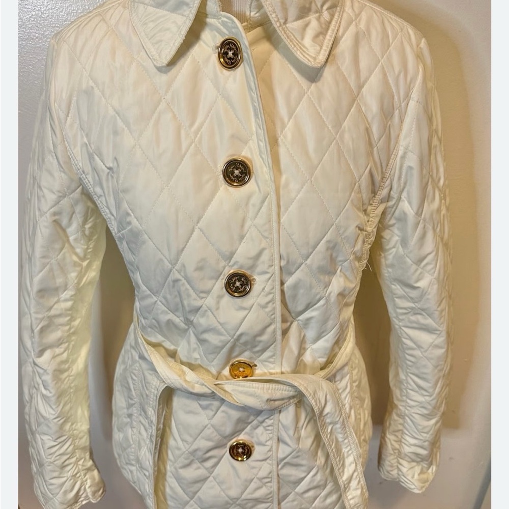 Lilly Pulitzer Women's Quilted Cream Jacket